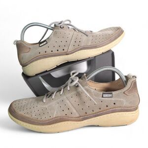 Pikolinos Fuencarral Perforated Suede Casual Fashion Sneakers Grey Men's ‎ 8/41
